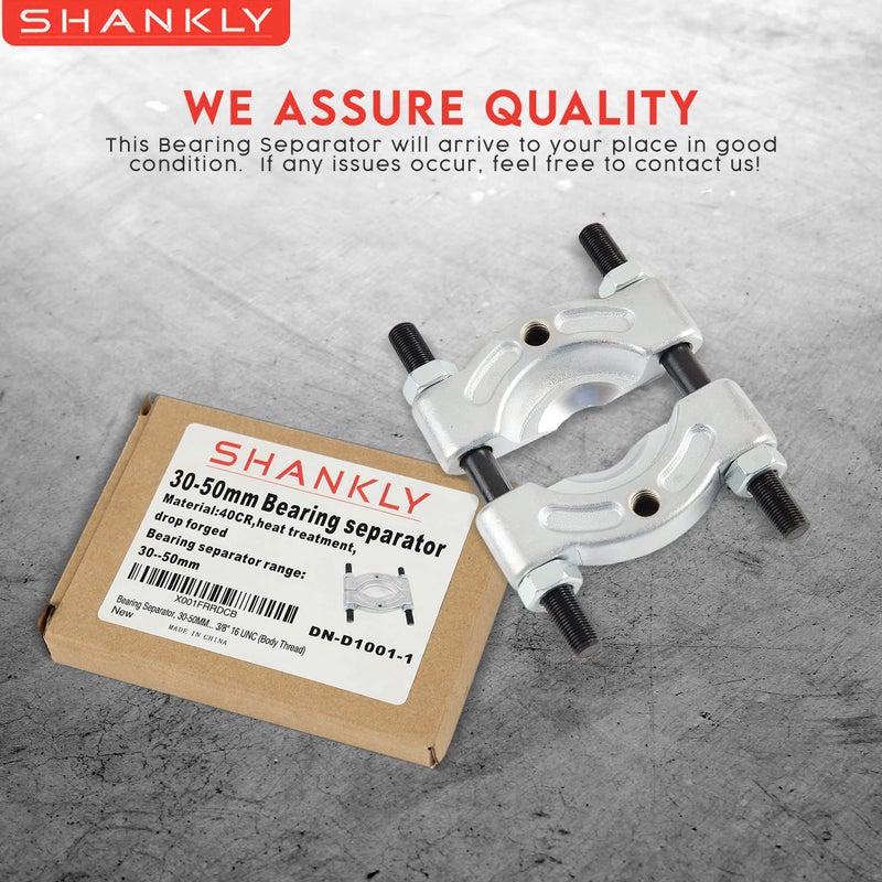 Shankly Bearing Separator or Gear Puller, Universal Bearing Puller Tool or Pullers for Mechanics Heavy-Duty Pilot Bearing Removal Tool Medium Bearing Puller Splitter (30-50mm) - Image 4